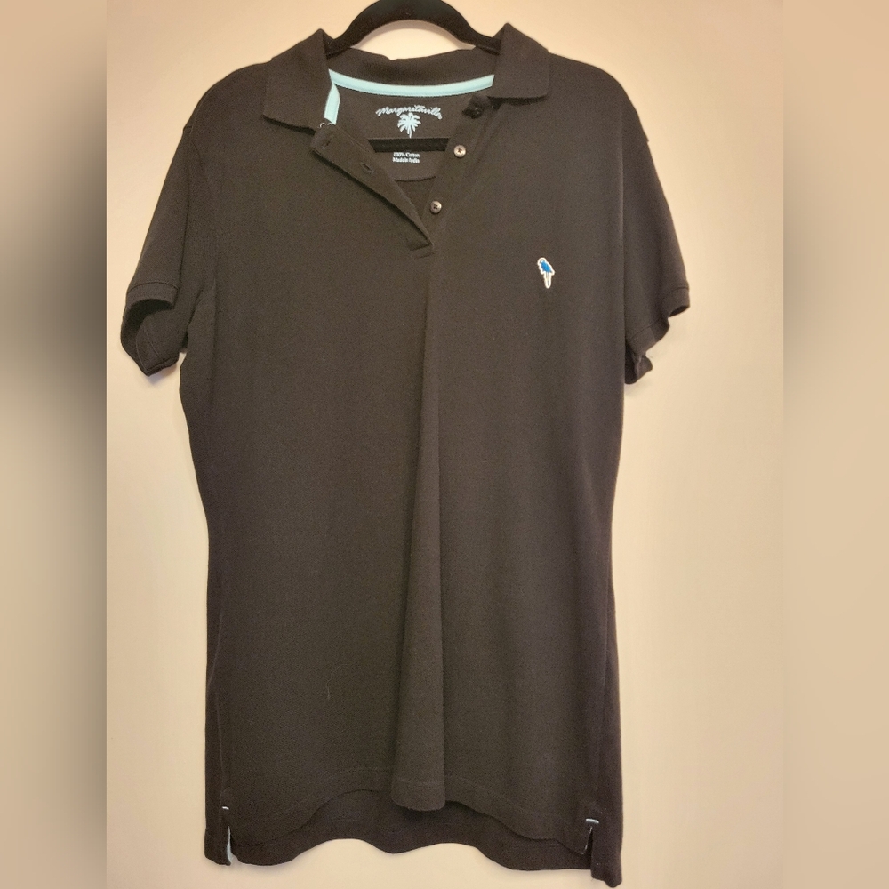 Margaritaville Black Polo Shirt